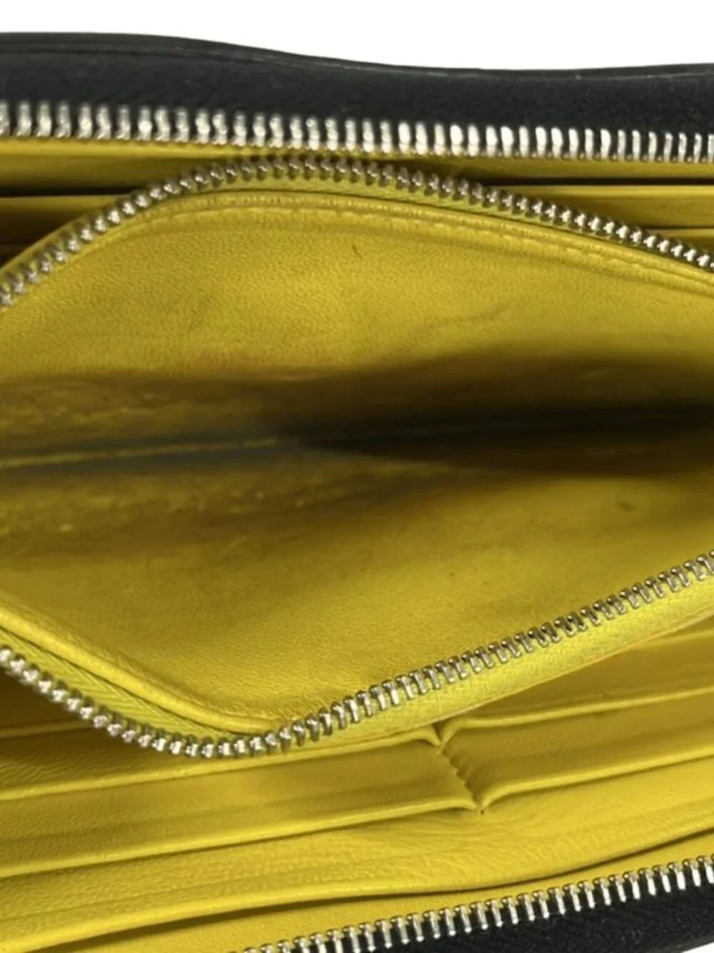 Celine Wallet Large Zipped Black Zip Around Leather - Picture 4 of 9